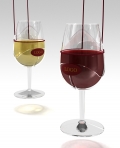 Support verre à vin - Tour de cou verre à vin